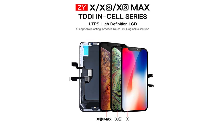 Écran LCD TFT pour iPhone X dans la cellule VS Super AMOLED