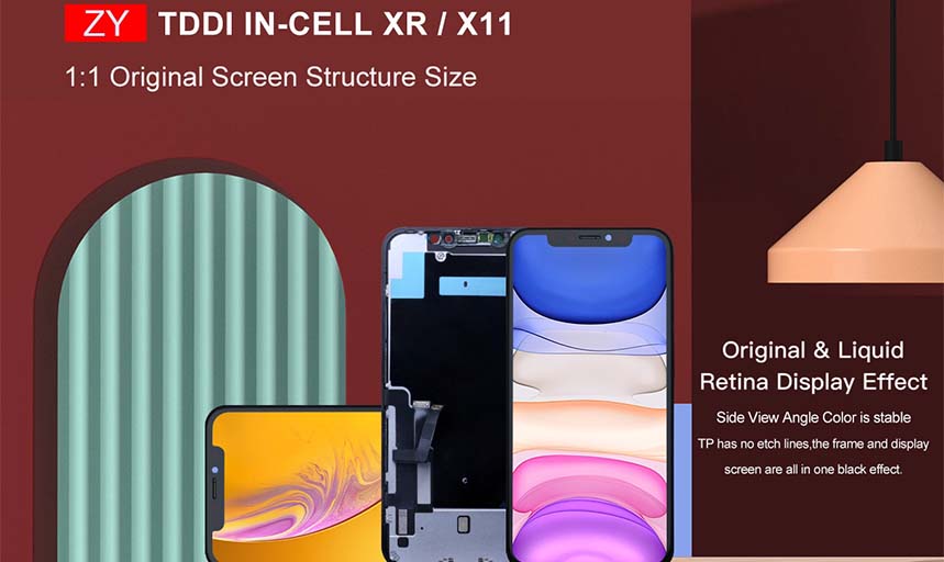 Pantalla LCD Excel del iPhone xR - 11 - zy